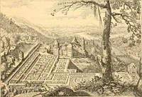 An illustration from L'art des jardins. Parcs--jardins--promenades--étude historique--principles de la composition des jardins--plantations--décoration pittoresque et artistique des parcs et jardins publics; traité pratique et didactique (1886)