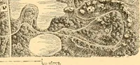 An illustration from L'art des jardins. Parcs--jardins--promenades--étude historique--principles de la composition des jardins--plantations--décoration pittoresque et artistique des parcs et jardins publics; traité pratique et didactique (1886)