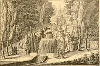 An illustration from L'art des jardins. Parcs--jardins--promenades--étude historique--principles de la composition des jardins--plantations--décoration pittoresque et artistique des parcs et jardins publics; traité pratique et didactique (1886)