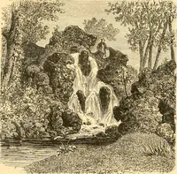 An illustration from L'art des jardins. Parcs--jardins--promenades--étude historique--principles de la composition des jardins--plantations--décoration pittoresque et artistique des parcs et jardins publics; traité pratique et didactique (1886)