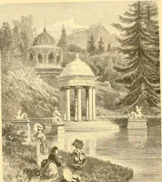 An illustration from L'art des jardins. Parcs--jardins--promenades--étude historique--principles de la composition des jardins--plantations--décoration pittoresque et artistique des parcs et jardins publics; traité pratique et didactique (1886)