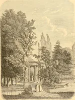 An illustration from L'art des jardins. Parcs--jardins--promenades--étude historique--principles de la composition des jardins--plantations--décoration pittoresque et artistique des parcs et jardins publics; traité pratique et didactique (1886)