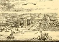 An illustration from L'art des jardins. Parcs--jardins--promenades--étude historique--principles de la composition des jardins--plantations--décoration pittoresque et artistique des parcs et jardins publics; traité pratique et didactique (1886)