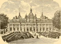 An illustration from L'art des jardins. Parcs--jardins--promenades--étude historique--principles de la composition des jardins--plantations--décoration pittoresque et artistique des parcs et jardins publics; traité pratique et didactique (1886)