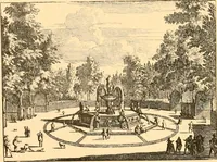 An illustration from L'art des jardins. Parcs--jardins--promenades--étude historique--principles de la composition des jardins--plantations--décoration pittoresque et artistique des parcs et jardins publics; traité pratique et didactique (1886)
