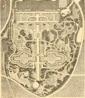 An illustration from L'art des jardins. Parcs--jardins--promenades--étude historique--principles de la composition des jardins--plantations--décoration pittoresque et artistique des parcs et jardins publics; traité pratique et didactique (1886)