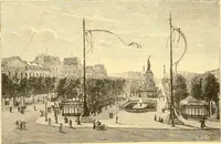An illustration from L'art des jardins. Parcs--jardins--promenades--étude historique--principles de la composition des jardins--plantations--décoration pittoresque et artistique des parcs et jardins publics; traité pratique et didactique (1886)
