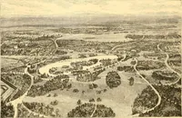 An illustration from L'art des jardins. Parcs--jardins--promenades--étude historique--principles de la composition des jardins--plantations--décoration pittoresque et artistique des parcs et jardins publics; traité pratique et didactique (1886)