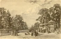 An illustration from L'art des jardins. Parcs--jardins--promenades--étude historique--principles de la composition des jardins--plantations--décoration pittoresque et artistique des parcs et jardins publics; traité pratique et didactique (1886)