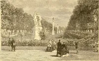 An illustration from L'art des jardins. Parcs--jardins--promenades--étude historique--principles de la composition des jardins--plantations--décoration pittoresque et artistique des parcs et jardins publics; traité pratique et didactique (1886)
