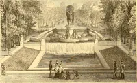 An illustration from L'art des jardins. Parcs--jardins--promenades--étude historique--principles de la composition des jardins--plantations--décoration pittoresque et artistique des parcs et jardins publics; traité pratique et didactique (1886)