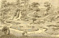 Picture 24 of 467 from L'art des jardins. Parcs--jardins--promenades--étude historique--principles de la composition des jardins--plantations--décoration pittoresque et artistique des parcs et jardins publics; traité pratique et didactique (1886), leaf 39