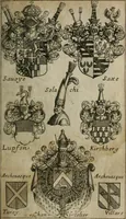 An illustration from L'art du blason justifié, ou, Les preuves du véritable art du blason ... : avec la méthode abbrégée des principes héraldiques (1661)