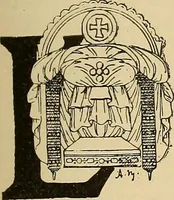 An illustration from L'arte nell'industria : lavori di legno e pastiglia, lavori di metallo, lavori di pietra, marmo, alabastro, ceramica, musaico, vetro, lavori di osso e avorio, lavori tessili, carte da parati e cuoi decorati, ricami, pizzi, cartelloni, stampe, ecc. (1907)