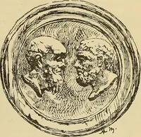 An illustration from L'arte nell'industria : lavori di legno e pastiglia, lavori di metallo, lavori di pietra, marmo, alabastro, ceramica, musaico, vetro, lavori di osso e avorio, lavori tessili, carte da parati e cuoi decorati, ricami, pizzi, cartelloni, stampe, ecc. (1907)