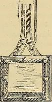 An illustration from L'arte nell'industria : lavori di legno e pastiglia, lavori di metallo, lavori di pietra, marmo, alabastro, ceramica, musaico, vetro, lavori di osso e avorio, lavori tessili, carte da parati e cuoi decorati, ricami, pizzi, cartelloni, stampe, ecc. (1907)