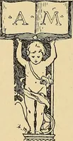 An illustration from L'arte nell'industria : lavori di legno e pastiglia, lavori di metallo, lavori di pietra, marmo, alabastro, ceramica, musaico, vetro, lavori di osso e avorio, lavori tessili, carte da parati e cuoi decorati, ricami, pizzi, cartelloni, stampe, ecc. (1907)
