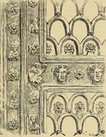 An illustration from L'arte nell'industria : lavori di legno e pastiglia, lavori di metallo, lavori di pietra, marmo, alabastro, ceramica, musaico, vetro, lavori di osso e avorio, lavori tessili, carte da parati e cuoi decorati, ricami, pizzi, cartelloni, stampe, ecc. (1907)