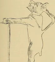 An illustration from L'arte nell'industria : lavori di legno e pastiglia, lavori di metallo, lavori di pietra, marmo, alabastro, ceramica, musaico, vetro, lavori di osso e avorio, lavori tessili, carte da parati e cuoi decorati, ricami, pizzi, cartelloni, stampe, ecc. (1907)