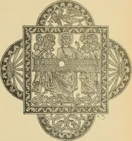 An illustration from L'arte nell'industria : lavori di legno e pastiglia, lavori di metallo, lavori di pietra, marmo, alabastro, ceramica, musaico, vetro, lavori di osso e avorio, lavori tessili, carte da parati e cuoi decorati, ricami, pizzi, cartelloni, stampe, ecc. (1907)