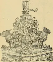 Picture 192 of 483 from L'arte nell'industria : lavori di legno e pastiglia, lavori di metallo, lavori di pietra, marmo, alabastro, ceramica, musaico, vetro, lavori di osso e avorio, lavori tessili, carte da parati e cuoi decorati, ricami, pizzi, cartelloni, stampe, ecc. (1907), leaf 205