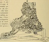 Picture 195 of 483 from L'arte nell'industria : lavori di legno e pastiglia, lavori di metallo, lavori di pietra, marmo, alabastro, ceramica, musaico, vetro, lavori di osso e avorio, lavori tessili, carte da parati e cuoi decorati, ricami, pizzi, cartelloni, stampe, ecc. (1907), leaf 207