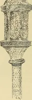 An illustration from L'arte nell'industria : lavori di legno e pastiglia, lavori di metallo, lavori di pietra, marmo, alabastro, ceramica, musaico, vetro, lavori di osso e avorio, lavori tessili, carte da parati e cuoi decorati, ricami, pizzi, cartelloni, stampe, ecc. (1907)