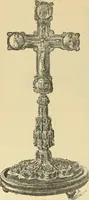 An illustration from L'arte nell'industria : lavori di legno e pastiglia, lavori di metallo, lavori di pietra, marmo, alabastro, ceramica, musaico, vetro, lavori di osso e avorio, lavori tessili, carte da parati e cuoi decorati, ricami, pizzi, cartelloni, stampe, ecc. (1907)