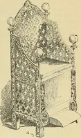 An illustration from L'arte nell'industria : lavori di legno e pastiglia, lavori di metallo, lavori di pietra, marmo, alabastro, ceramica, musaico, vetro, lavori di osso e avorio, lavori tessili, carte da parati e cuoi decorati, ricami, pizzi, cartelloni, stampe, ecc. (1907)
