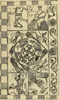 An illustration from L'arte nell'industria : lavori di legno e pastiglia, lavori di metallo, lavori di pietra, marmo, alabastro, ceramica, musaico, vetro, lavori di osso e avorio, lavori tessili, carte da parati e cuoi decorati, ricami, pizzi, cartelloni, stampe, ecc. (1907)