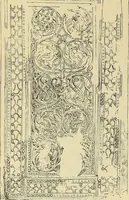 An illustration from L'arte nell'industria : lavori di legno e pastiglia, lavori di metallo, lavori di pietra, marmo, alabastro, ceramica, musaico, vetro, lavori di osso e avorio, lavori tessili, carte da parati e cuoi decorati, ricami, pizzi, cartelloni, stampe, ecc. (1907)