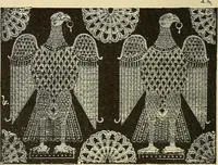 Picture 295 of 483 from L'arte nell'industria : lavori di legno e pastiglia, lavori di metallo, lavori di pietra, marmo, alabastro, ceramica, musaico, vetro, lavori di osso e avorio, lavori tessili, carte da parati e cuoi decorati, ricami, pizzi, cartelloni, stampe, ecc. (1907), leaf 325
