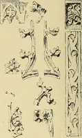 An illustration from L'arte nell'industria : lavori di legno e pastiglia, lavori di metallo, lavori di pietra, marmo, alabastro, ceramica, musaico, vetro, lavori di osso e avorio, lavori tessili, carte da parati e cuoi decorati, ricami, pizzi, cartelloni, stampe, ecc. (1907)