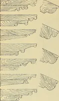 An illustration from L'arte nell'industria : lavori di legno e pastiglia, lavori di metallo, lavori di pietra, marmo, alabastro, ceramica, musaico, vetro, lavori di osso e avorio, lavori tessili, carte da parati e cuoi decorati, ricami, pizzi, cartelloni, stampe, ecc. (1907)