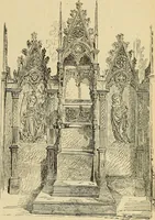 An illustration from L'arte nell'industria : lavori di legno e pastiglia, lavori di metallo, lavori di pietra, marmo, alabastro, ceramica, musaico, vetro, lavori di osso e avorio, lavori tessili, carte da parati e cuoi decorati, ricami, pizzi, cartelloni, stampe, ecc. (1907)