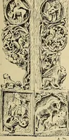 An illustration from L'arte nell'industria : lavori di legno e pastiglia, lavori di metallo, lavori di pietra, marmo, alabastro, ceramica, musaico, vetro, lavori di osso e avorio, lavori tessili, carte da parati e cuoi decorati, ricami, pizzi, cartelloni, stampe, ecc. (1907)