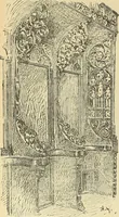 An illustration from L'arte nell'industria : lavori di legno e pastiglia, lavori di metallo, lavori di pietra, marmo, alabastro, ceramica, musaico, vetro, lavori di osso e avorio, lavori tessili, carte da parati e cuoi decorati, ricami, pizzi, cartelloni, stampe, ecc. (1907)