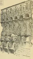 An illustration from L'arte nell'industria : lavori di legno e pastiglia, lavori di metallo, lavori di pietra, marmo, alabastro, ceramica, musaico, vetro, lavori di osso e avorio, lavori tessili, carte da parati e cuoi decorati, ricami, pizzi, cartelloni, stampe, ecc. (1907)