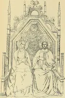 An illustration from L'arte nell'industria : lavori di legno e pastiglia, lavori di metallo, lavori di pietra, marmo, alabastro, ceramica, musaico, vetro, lavori di osso e avorio, lavori tessili, carte da parati e cuoi decorati, ricami, pizzi, cartelloni, stampe, ecc. (1907)