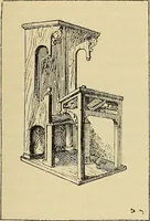 An illustration from L'arte nell'industria : lavori di legno e pastiglia, lavori di metallo, lavori di pietra, marmo, alabastro, ceramica, musaico, vetro, lavori di osso e avorio, lavori tessili, carte da parati e cuoi decorati, ricami, pizzi, cartelloni, stampe, ecc. (1907)