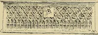 An illustration from L'arte nell'industria : lavori di legno e pastiglia, lavori di metallo, lavori di pietra, marmo, alabastro, ceramica, musaico, vetro, lavori di osso e avorio, lavori tessili, carte da parati e cuoi decorati, ricami, pizzi, cartelloni, stampe, ecc. (1907)