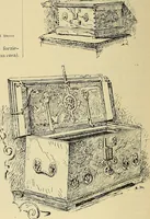 An illustration from L'arte nell'industria : lavori di legno e pastiglia, lavori di metallo, lavori di pietra, marmo, alabastro, ceramica, musaico, vetro, lavori di osso e avorio, lavori tessili, carte da parati e cuoi decorati, ricami, pizzi, cartelloni, stampe, ecc. (1907)