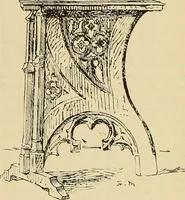 An illustration from L'arte nell'industria : lavori di legno e pastiglia, lavori di metallo, lavori di pietra, marmo, alabastro, ceramica, musaico, vetro, lavori di osso e avorio, lavori tessili, carte da parati e cuoi decorati, ricami, pizzi, cartelloni, stampe, ecc. (1907)