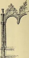 An illustration from L'arte nell'industria : lavori di legno e pastiglia, lavori di metallo, lavori di pietra, marmo, alabastro, ceramica, musaico, vetro, lavori di osso e avorio, lavori tessili, carte da parati e cuoi decorati, ricami, pizzi, cartelloni, stampe, ecc. (1907)