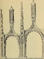 An illustration from L'arte nell'industria : lavori di legno e pastiglia, lavori di metallo, lavori di pietra, marmo, alabastro, ceramica, musaico, vetro, lavori di osso e avorio, lavori tessili, carte da parati e cuoi decorati, ricami, pizzi, cartelloni, stampe, ecc. (1907)