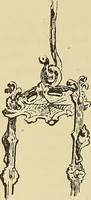 An illustration from L'arte nell'industria : lavori di legno e pastiglia, lavori di metallo, lavori di pietra, marmo, alabastro, ceramica, musaico, vetro, lavori di osso e avorio, lavori tessili, carte da parati e cuoi decorati, ricami, pizzi, cartelloni, stampe, ecc. (1907)