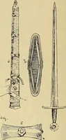 An illustration from L'arte nell'industria : lavori di legno e pastiglia, lavori di metallo, lavori di pietra, marmo, alabastro, ceramica, musaico, vetro, lavori di osso e avorio, lavori tessili, carte da parati e cuoi decorati, ricami, pizzi, cartelloni, stampe, ecc. (1907)