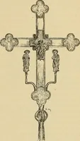 An illustration from L'arte nell'industria : lavori di legno e pastiglia, lavori di metallo, lavori di pietra, marmo, alabastro, ceramica, musaico, vetro, lavori di osso e avorio, lavori tessili, carte da parati e cuoi decorati, ricami, pizzi, cartelloni, stampe, ecc. (1907)