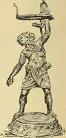 An illustration from L'arte nell'industria : lavori di legno e pastiglia, lavori di metallo, lavori di pietra, marmo, alabastro, ceramica, musaico, vetro, lavori di osso e avorio, lavori tessili, carte da parati e cuoi decorati, ricami, pizzi, cartelloni, stampe, ecc. (1907)