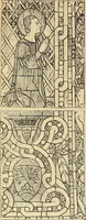 An illustration from L'arte nell'industria : lavori di legno e pastiglia, lavori di metallo, lavori di pietra, marmo, alabastro, ceramica, musaico, vetro, lavori di osso e avorio, lavori tessili, carte da parati e cuoi decorati, ricami, pizzi, cartelloni, stampe, ecc. (1907)
